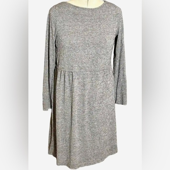 J. Jill Dresses & Skirts - J Jill Wearever Collection Grey Long Sleeve Dress Women’s Size Large